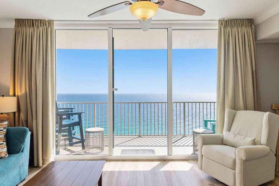 Beachfront Condo gorgeous views shared pool and beach access House in Panama City Beach