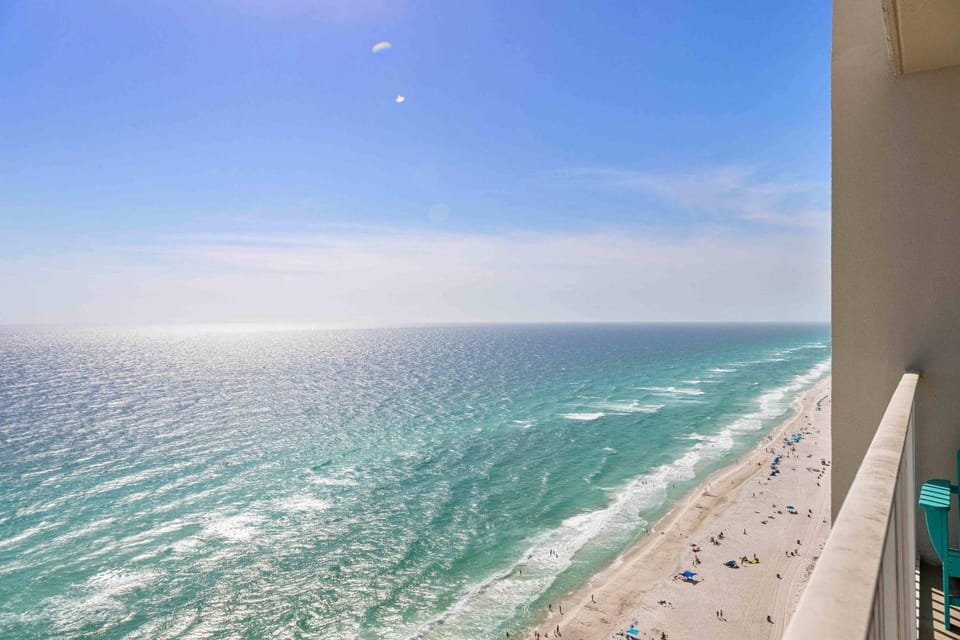 Beachfront Condo gorgeous views shared pool and beach access House in Panama City Beach