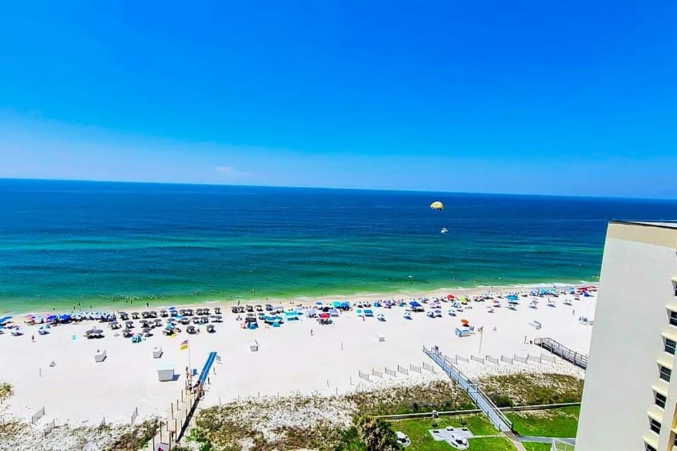 Gulf-front condo with amazing views pools beach access & gym House in Perdido Key