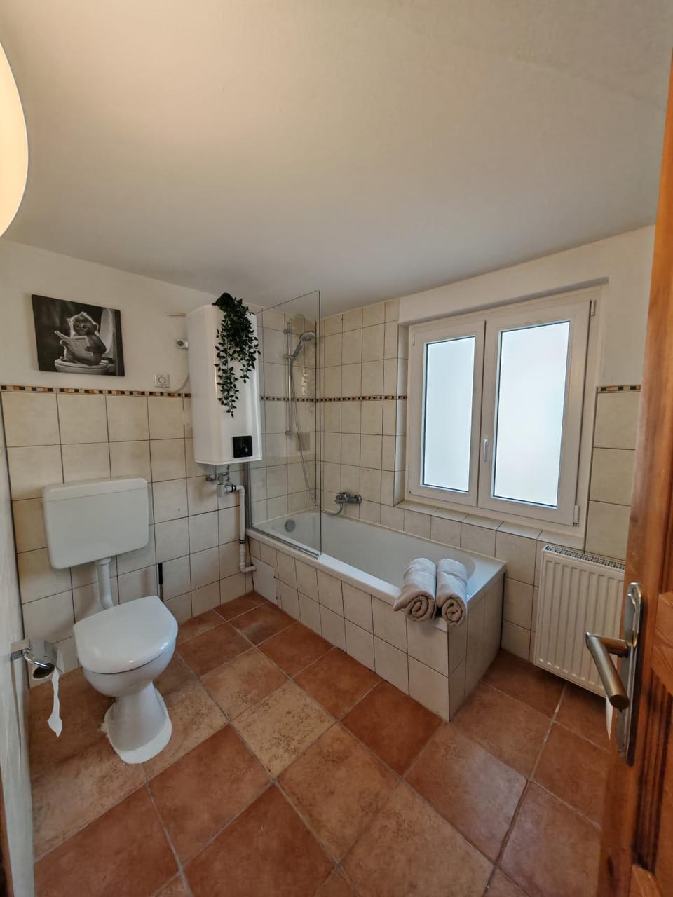 Toilet, Bathroom, Bath, towels