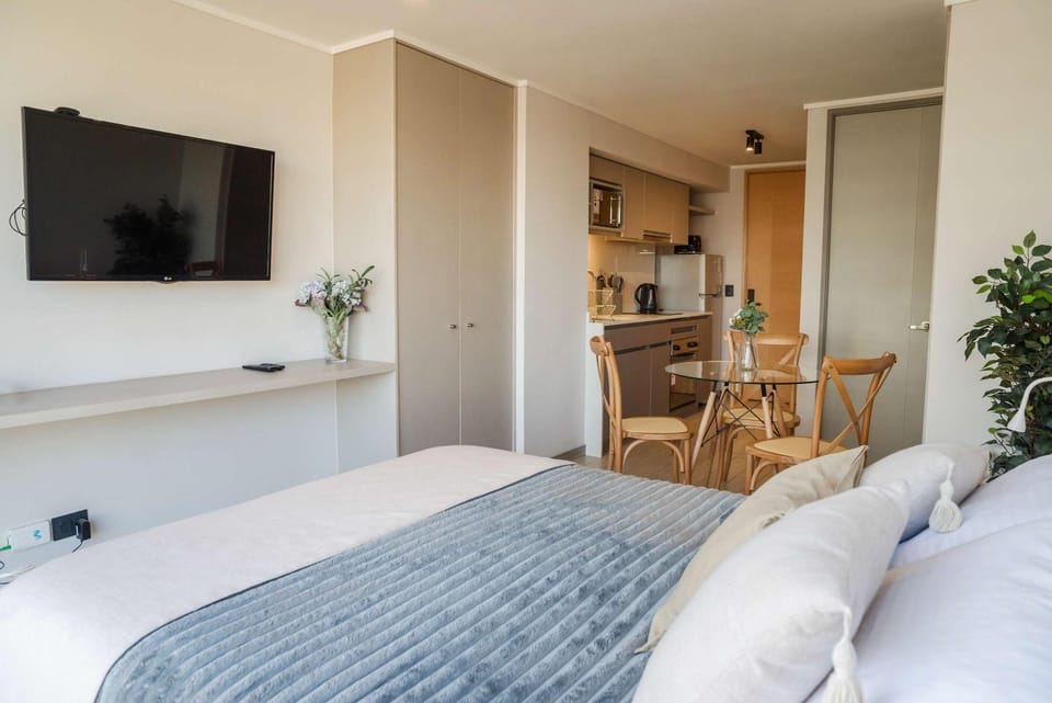 Comfortable Studio in Nunoa with Balcony and WiFi Apartment in Las Condes