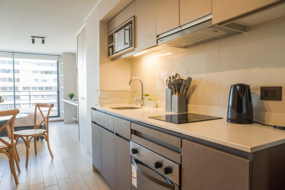 Comfortable Studio in Nunoa with Balcony and WiFi Apartment in Las Condes