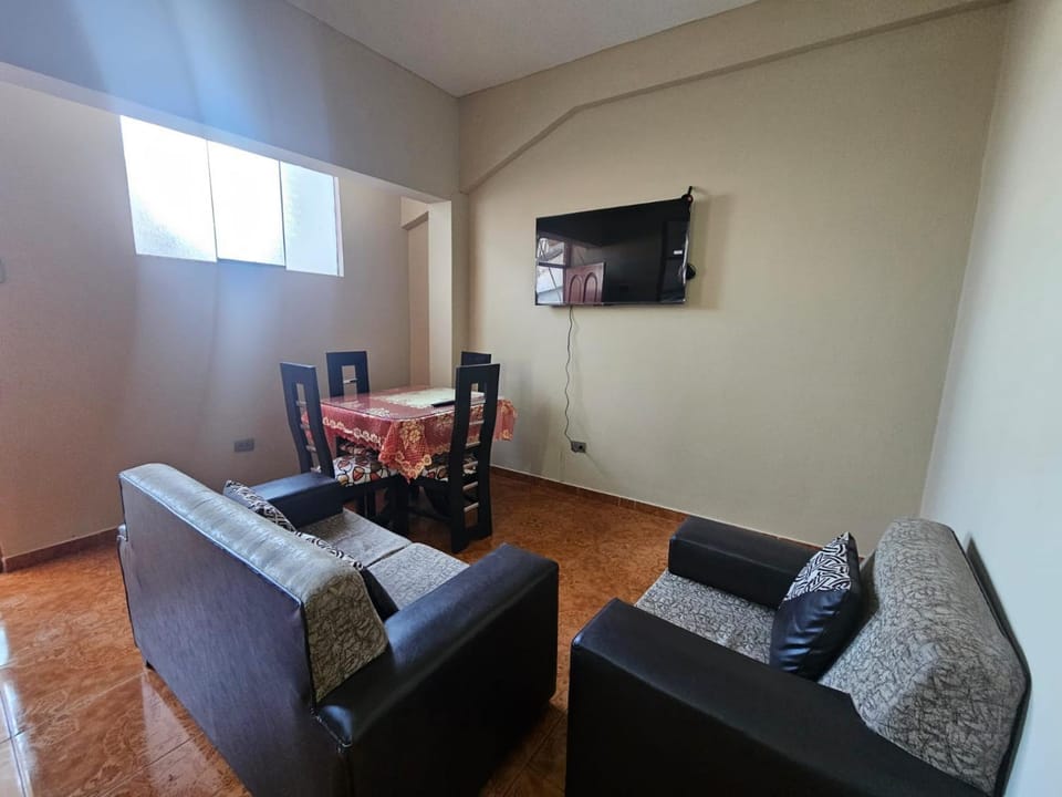 Living room, Seating area, Dining area