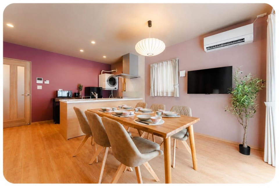 Akari Fukuoka Nishijin free parking 2showers 2toilets Villa in Fukuoka
