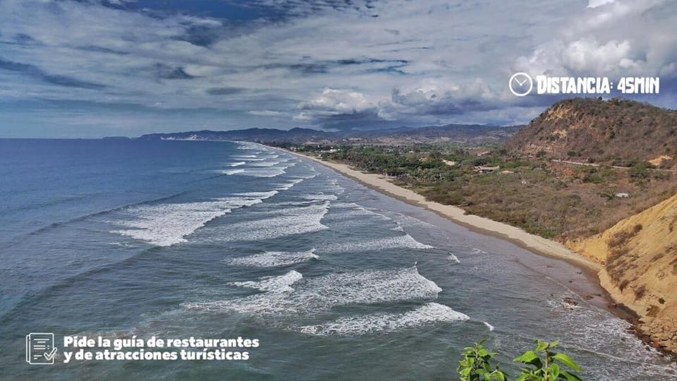 Kasa Grande Punta Blanca playa, parqueo, Wi-Fi, AC, cocina, BBQ Villa in Santa Elena Province