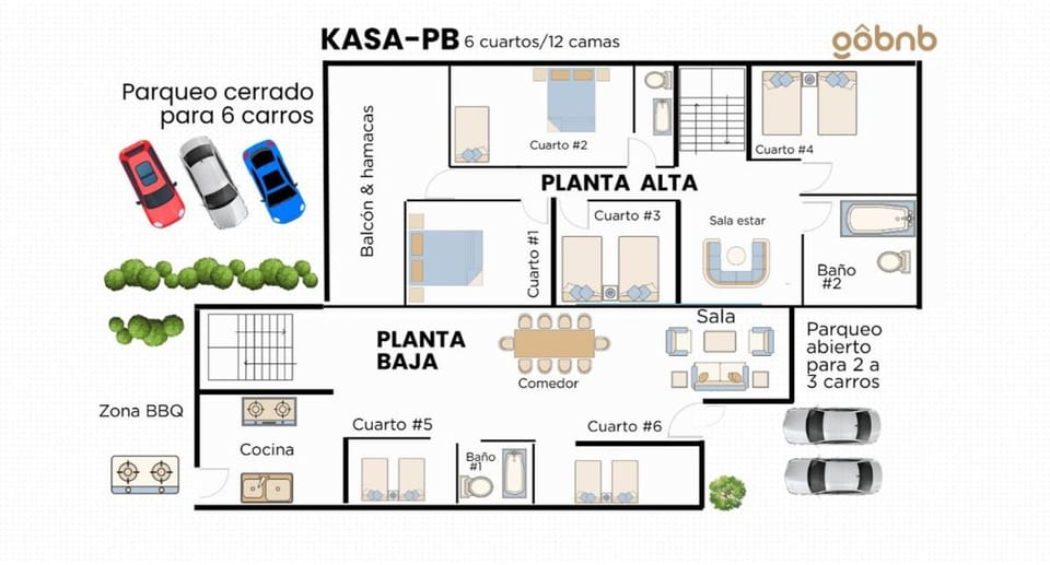 Kasa Grande Punta Blanca playa, parqueo, Wi-Fi, AC, cocina, BBQ Villa in Santa Elena Province