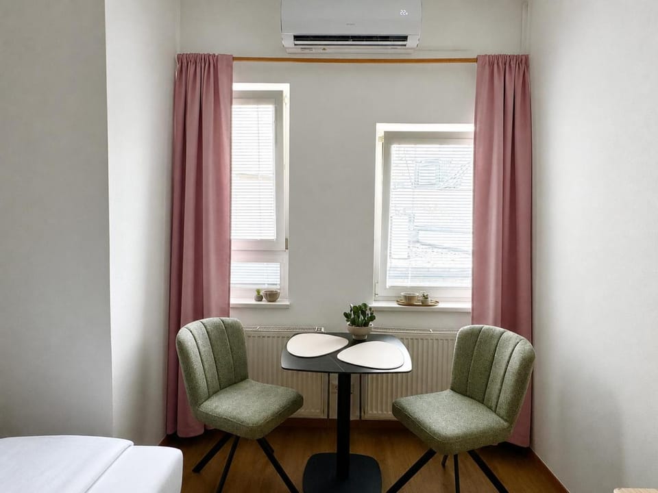 Dining area, air conditioner
