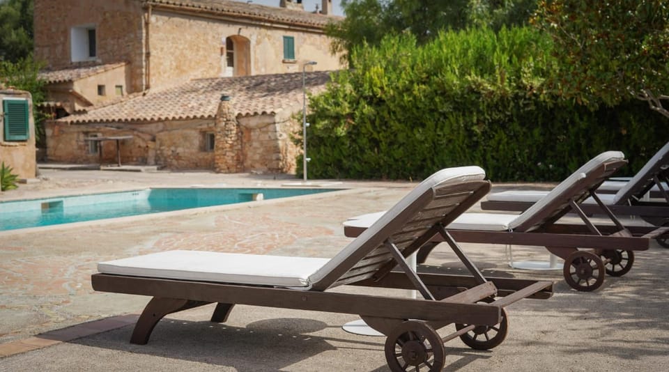 Pool view, sunbed