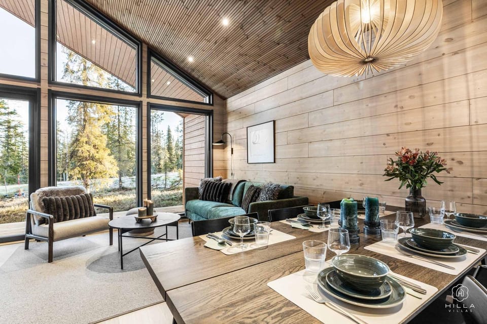 Premium Northern Fell Lodge B by Hilla Villas House in Lapland