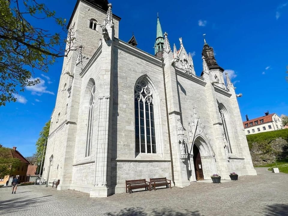 Beautiful house for 10 people in center of Visby Apartment in Visby