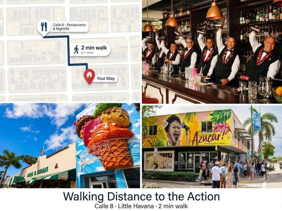Little Havana Gem/ Steps to Calle 8 & Nightlife House in Coral Gables