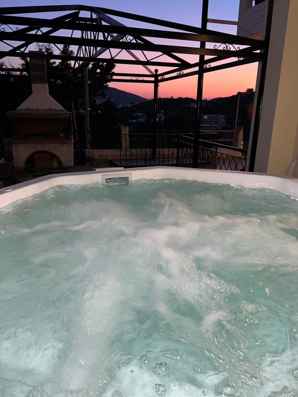 Natural landscape, Hot Tub, Sunrise, Sunset