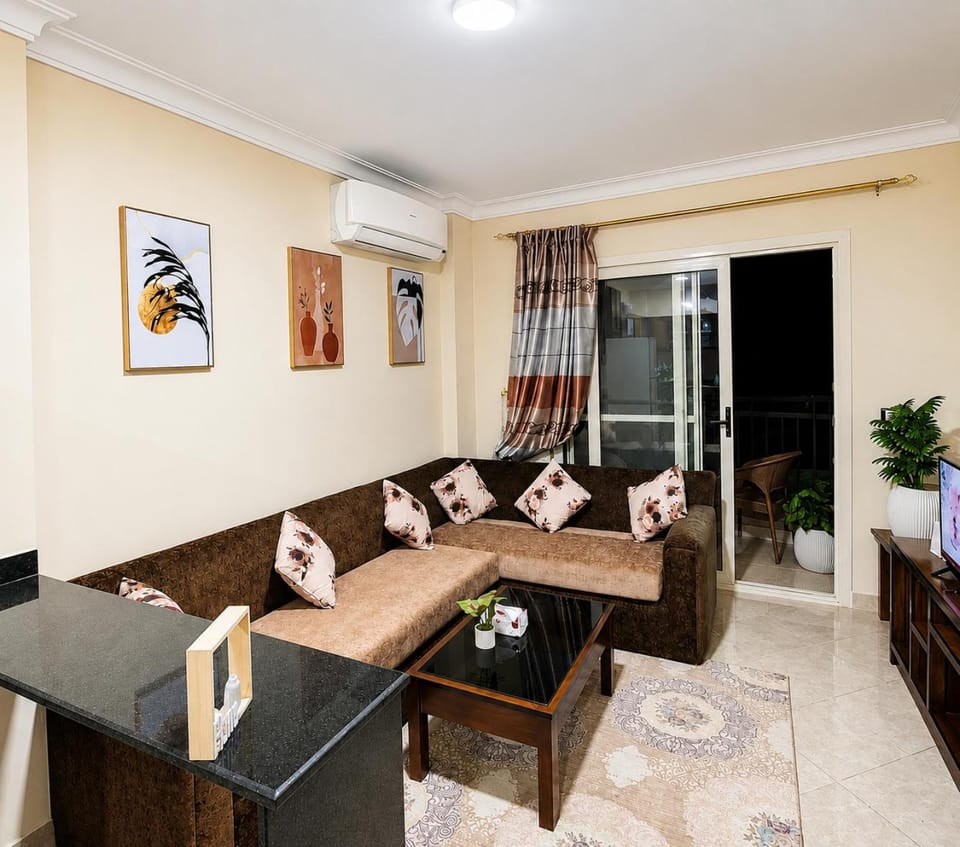 Living room, Seating area, air conditioner