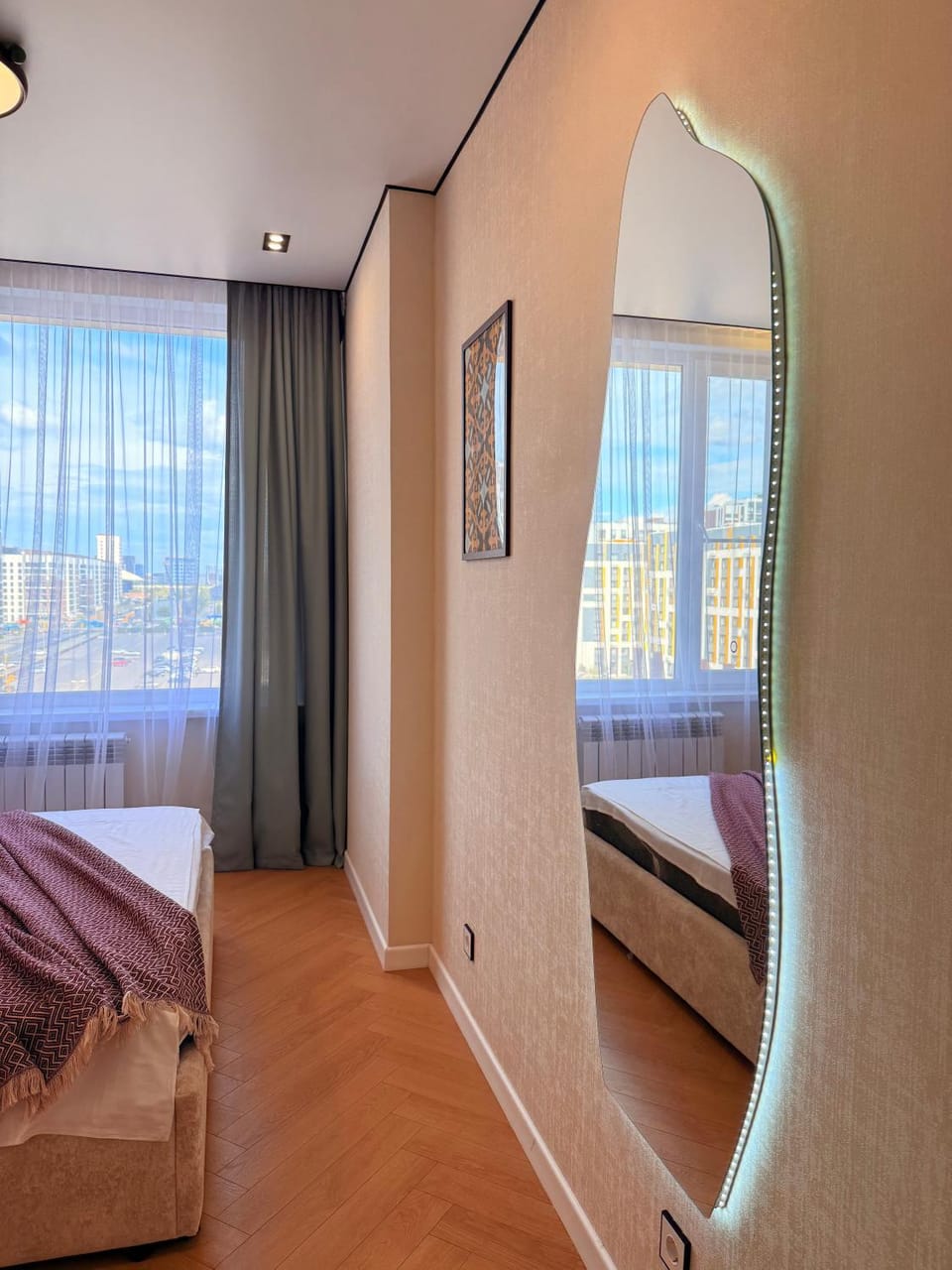Bed, Photo of the whole room, Bedroom, wardrobe