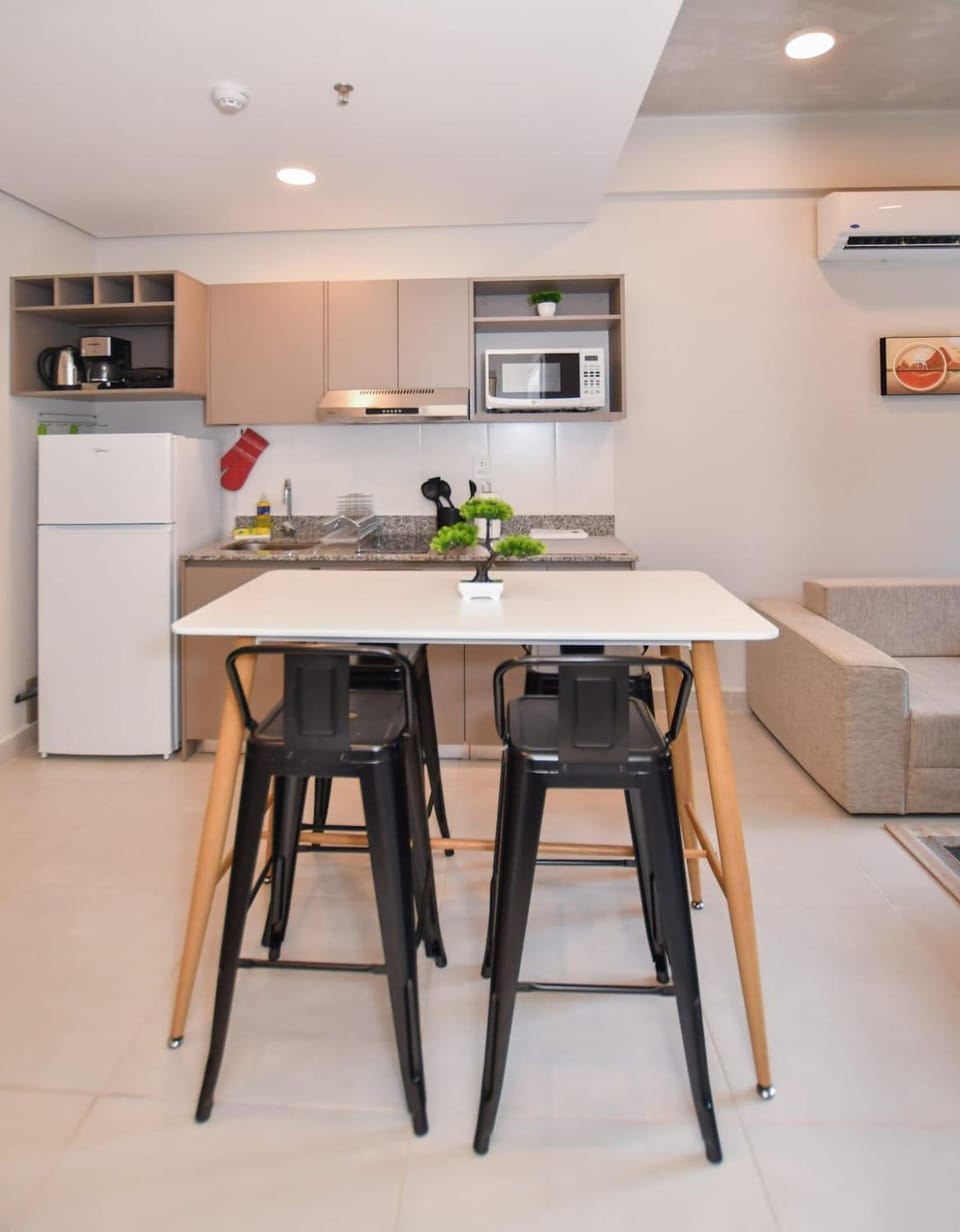 Cozy One-Bedroom with Desk Pool and Terrace Apartment in Asunción
