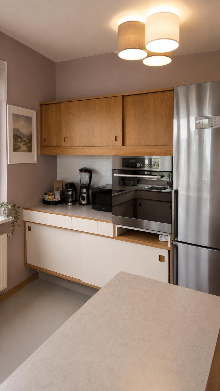 Kitchen or kitchenette, dishwasher, oven, stove, toaster
