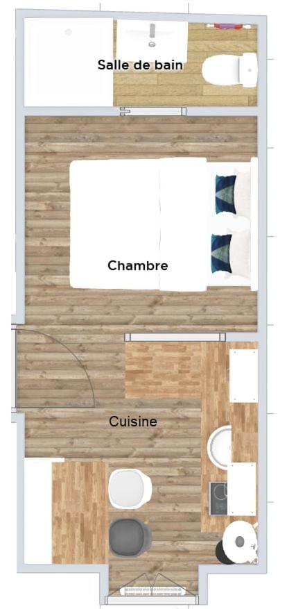 Studio cosy Allevard Apartment in Auvergne-Rhône-Alpes