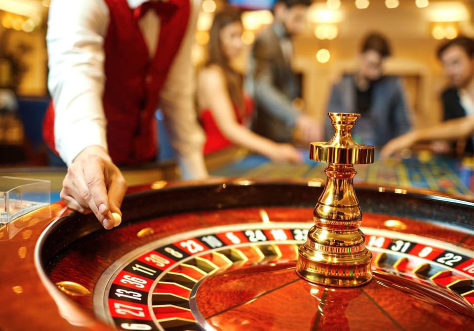Casino, group of guests