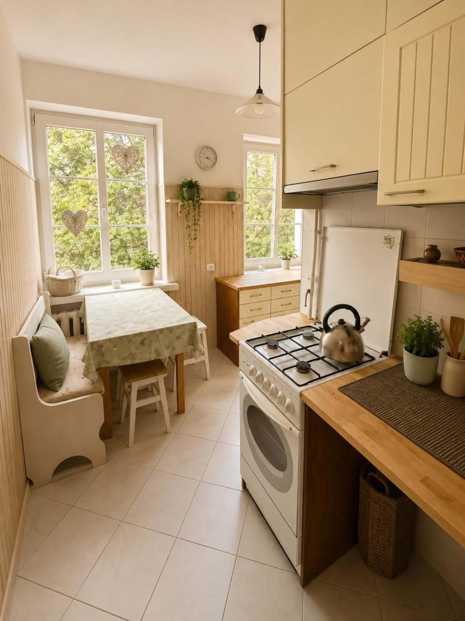 Kitchen or kitchenette, Dining area