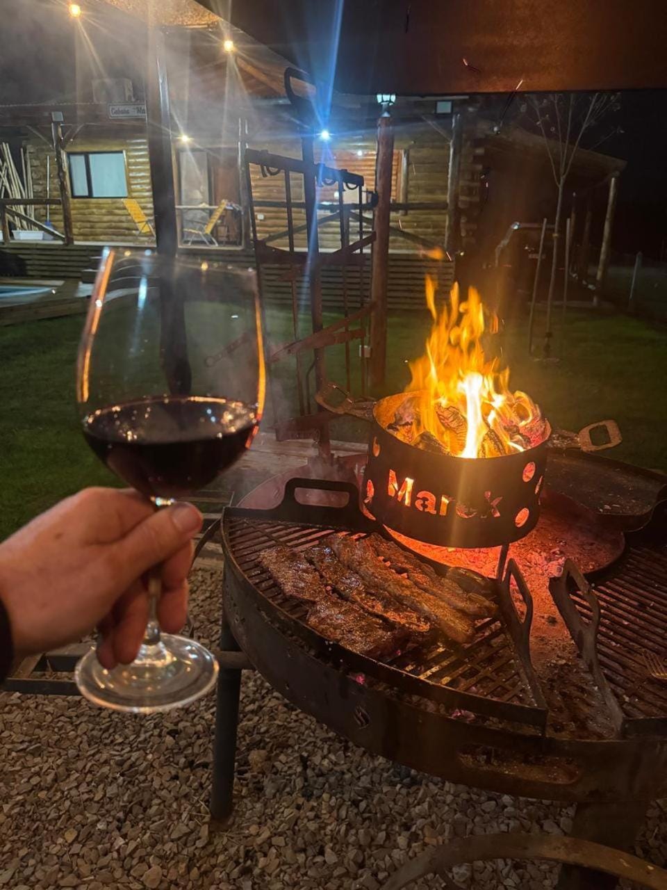 Night, BBQ facilities