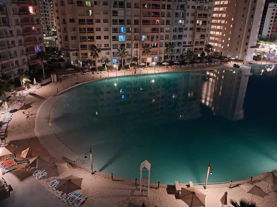 Modern Chalet Lagoon View Sia lagoons Porto Golf Apartment in Egypt