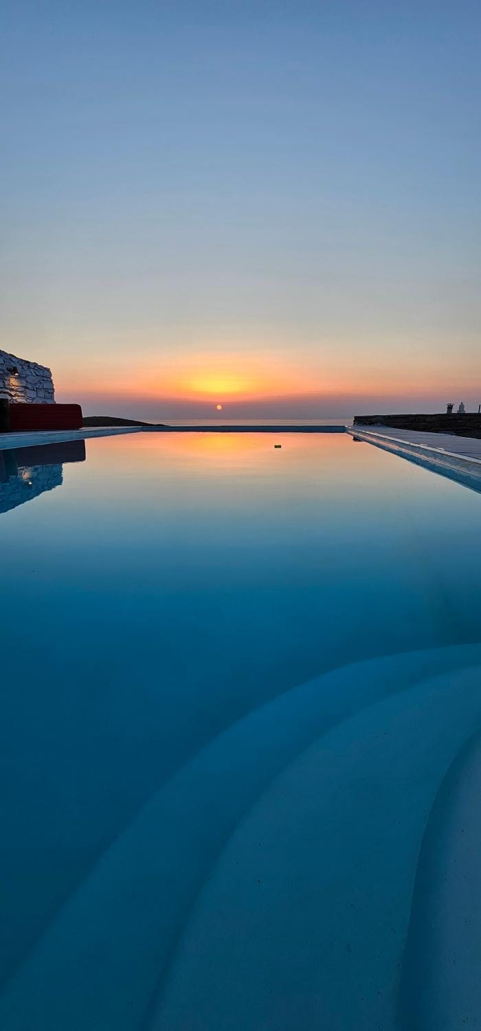 Sea view, Swimming pool, Sunset
