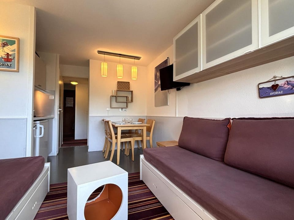 Studio cabine, vue montagne - 4 pers. Cabin in Avoriaz