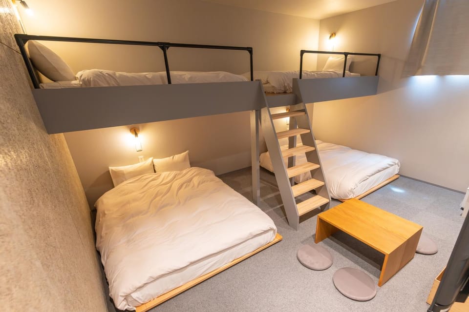 Bed, Photo of the whole room, Bedroom, bunk bed