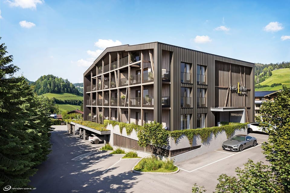 Property building, Facade/entrance, Day, Parking