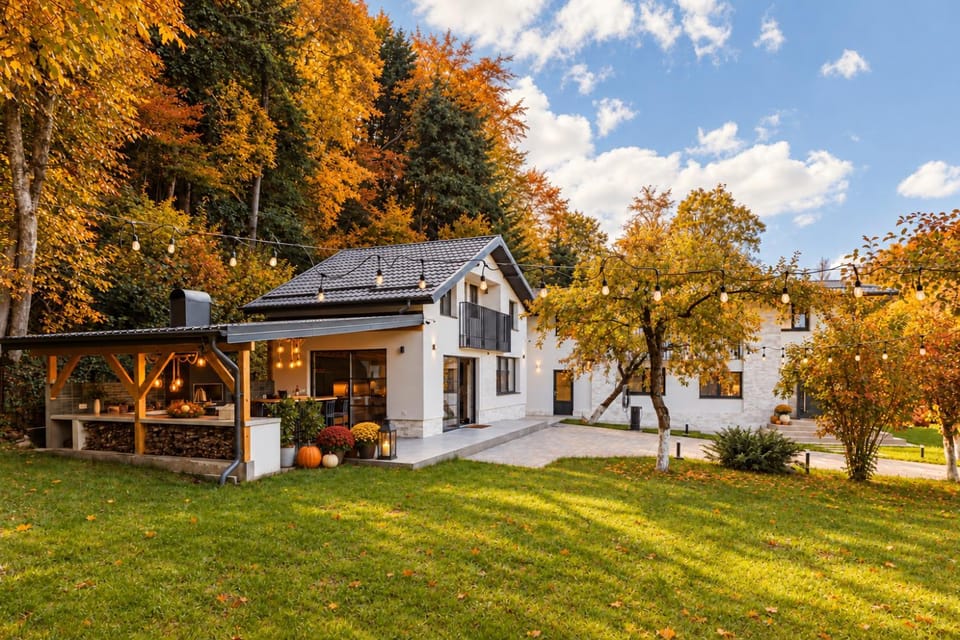 Natural landscape, Garden, Garden view