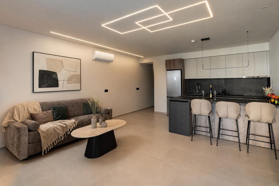 Seating area, kitchen