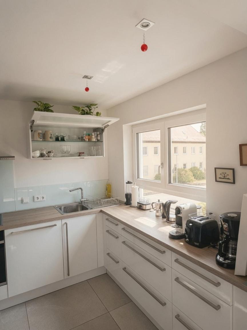 Coffee/tea facilities, stove, toaster, kitchen