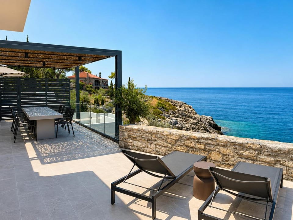 Natural landscape, Balcony/Terrace, Sea view, sunbed