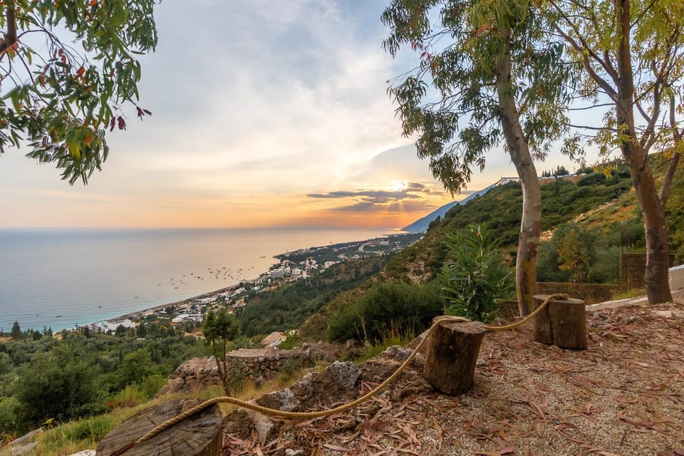 Natural landscape, Sea view, Sunset