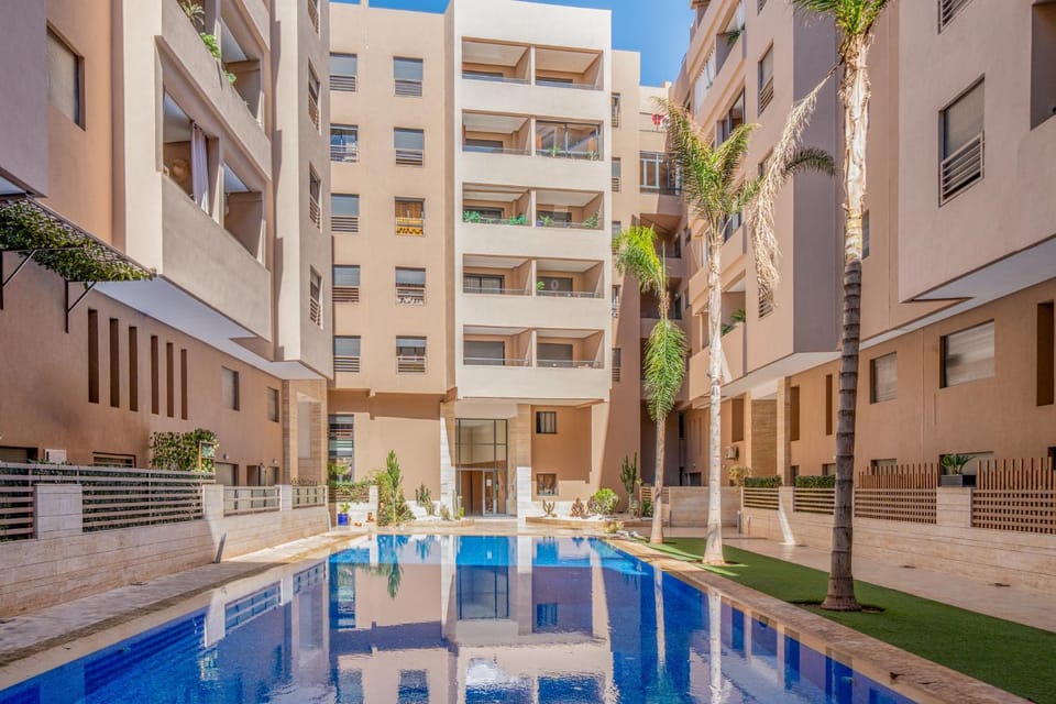 CosyFlat Marrakech 2 Bedrooms Pool Menara Apartment in Marrakesh