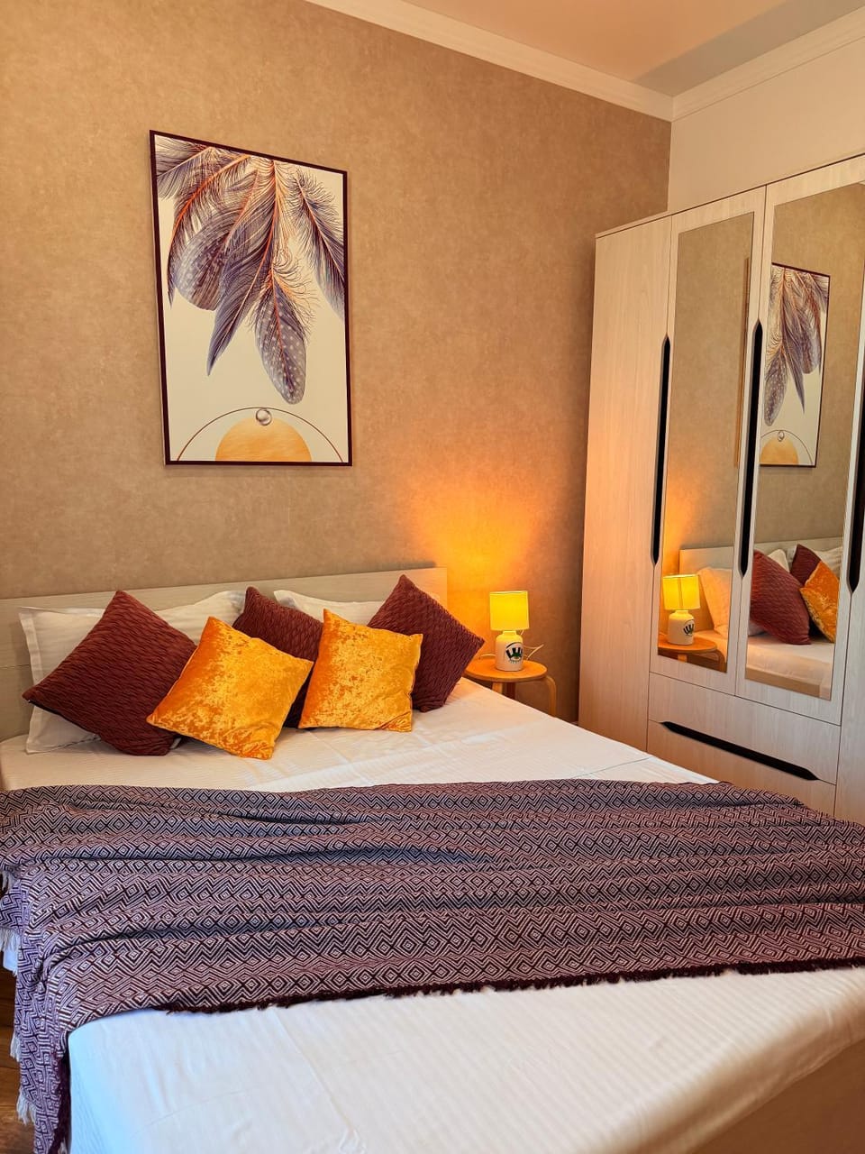 Bed, Bedroom, wardrobe