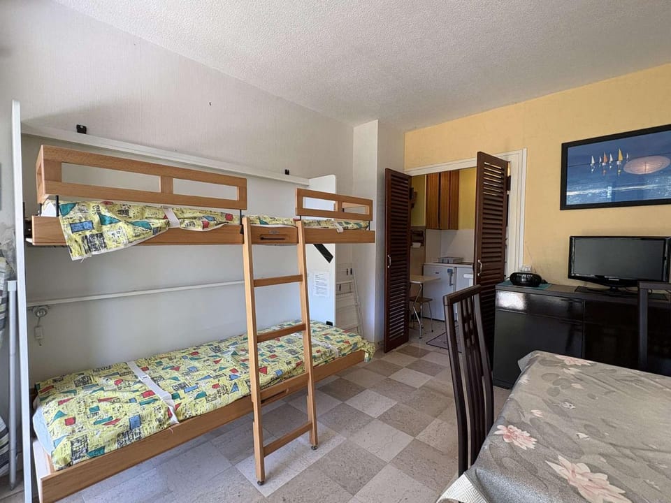 Communal lounge/ TV room, bunk bed