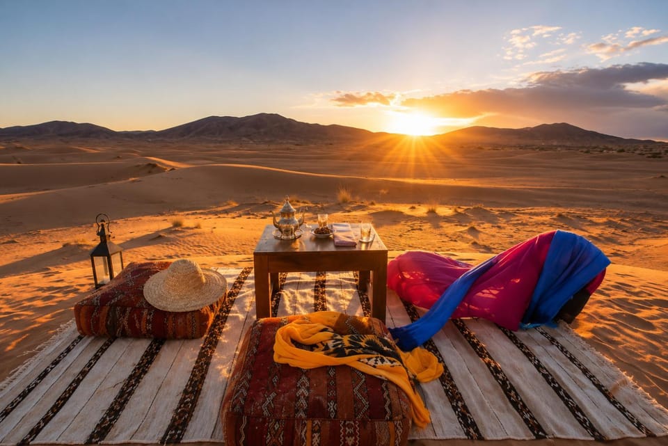 Day, Natural landscape, Dining area, Mountain view, Sunrise