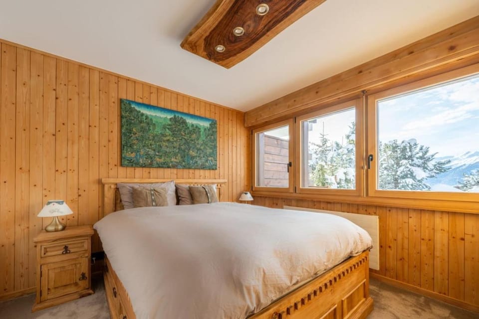 Appartement cosy alpin terrasse parking Verbier Apartment in Riddes