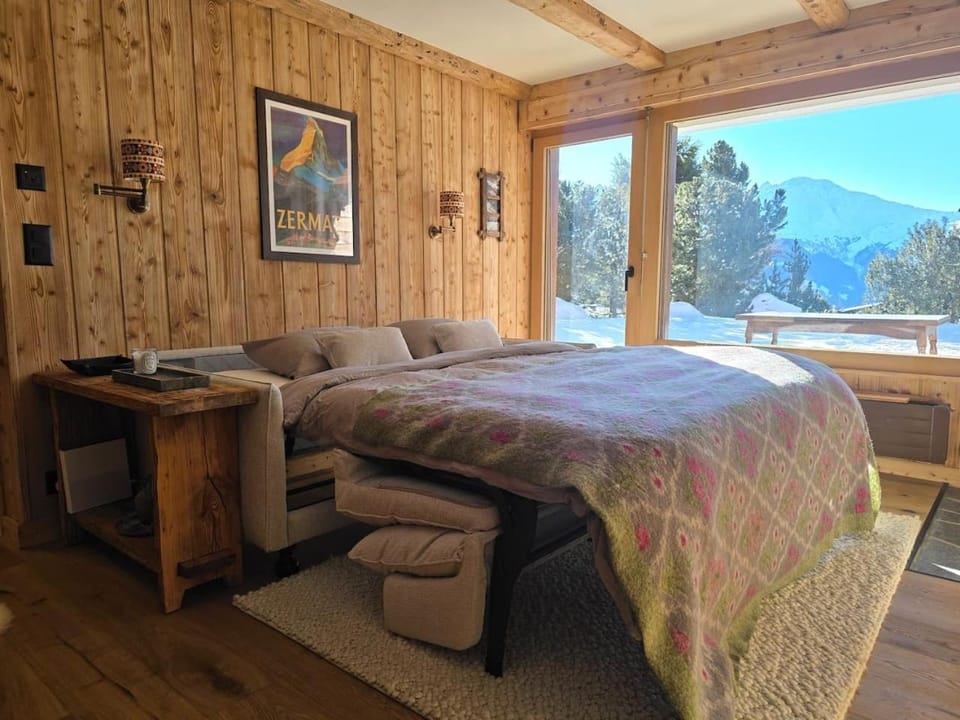 Appartement cosy alpin terrasse parking Verbier Apartment in Riddes