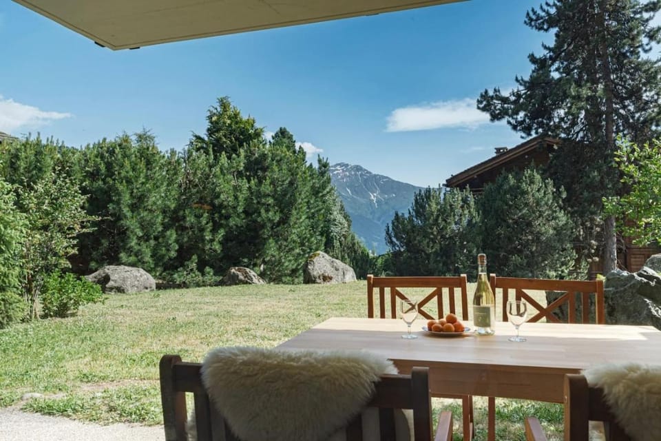 Appartement cosy alpin terrasse parking Verbier Apartment in Riddes