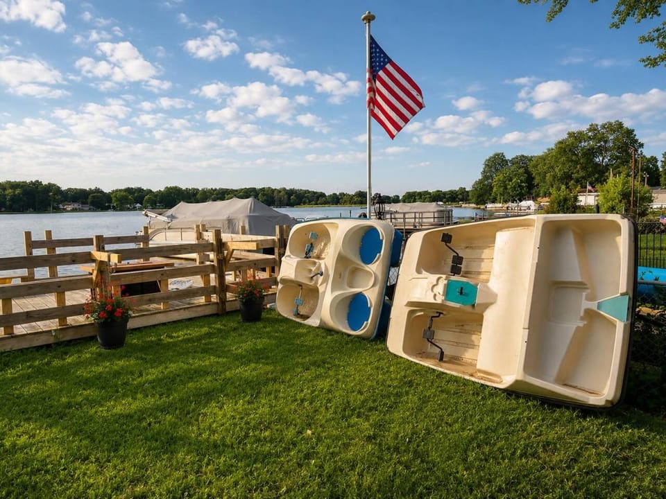 Lakeside Vista Private Waterfront Resort House in Elkhart