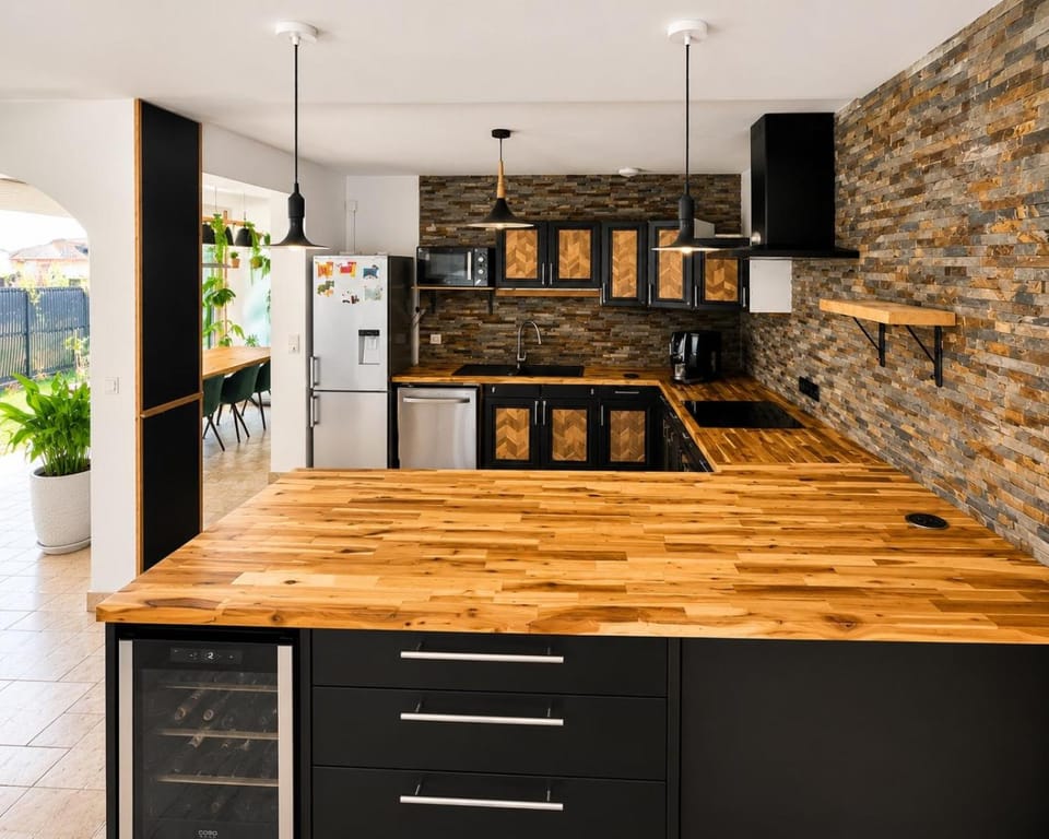 Kitchen or kitchenette, dishwasher, oven, stove