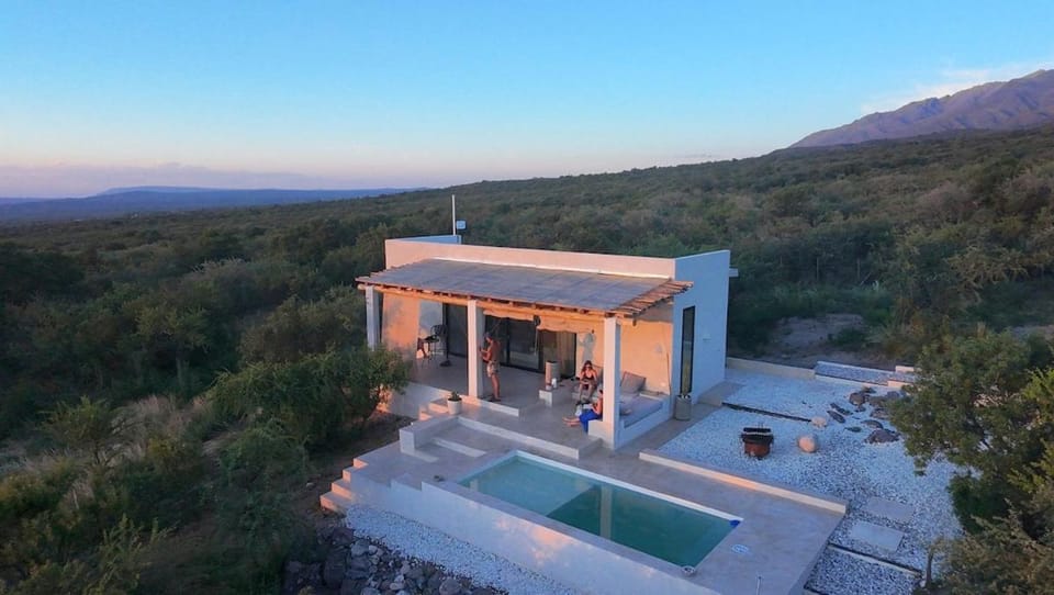 Natural landscape, Bird's eye view, Mountain view, Swimming pool