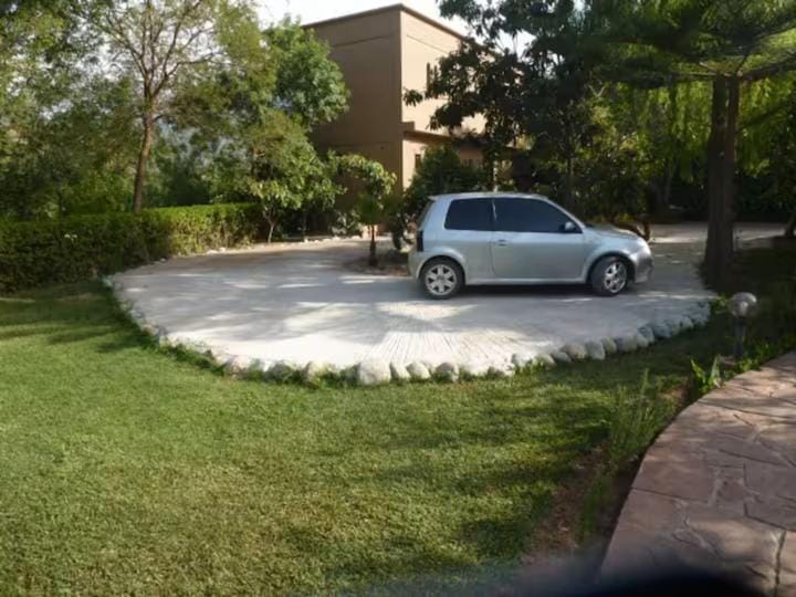 Spring, Day, Neighbourhood, Natural landscape, Garden, Garden, Garden view, Parking