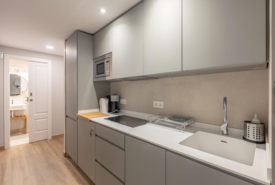 Kitchen or kitchenette, Living room