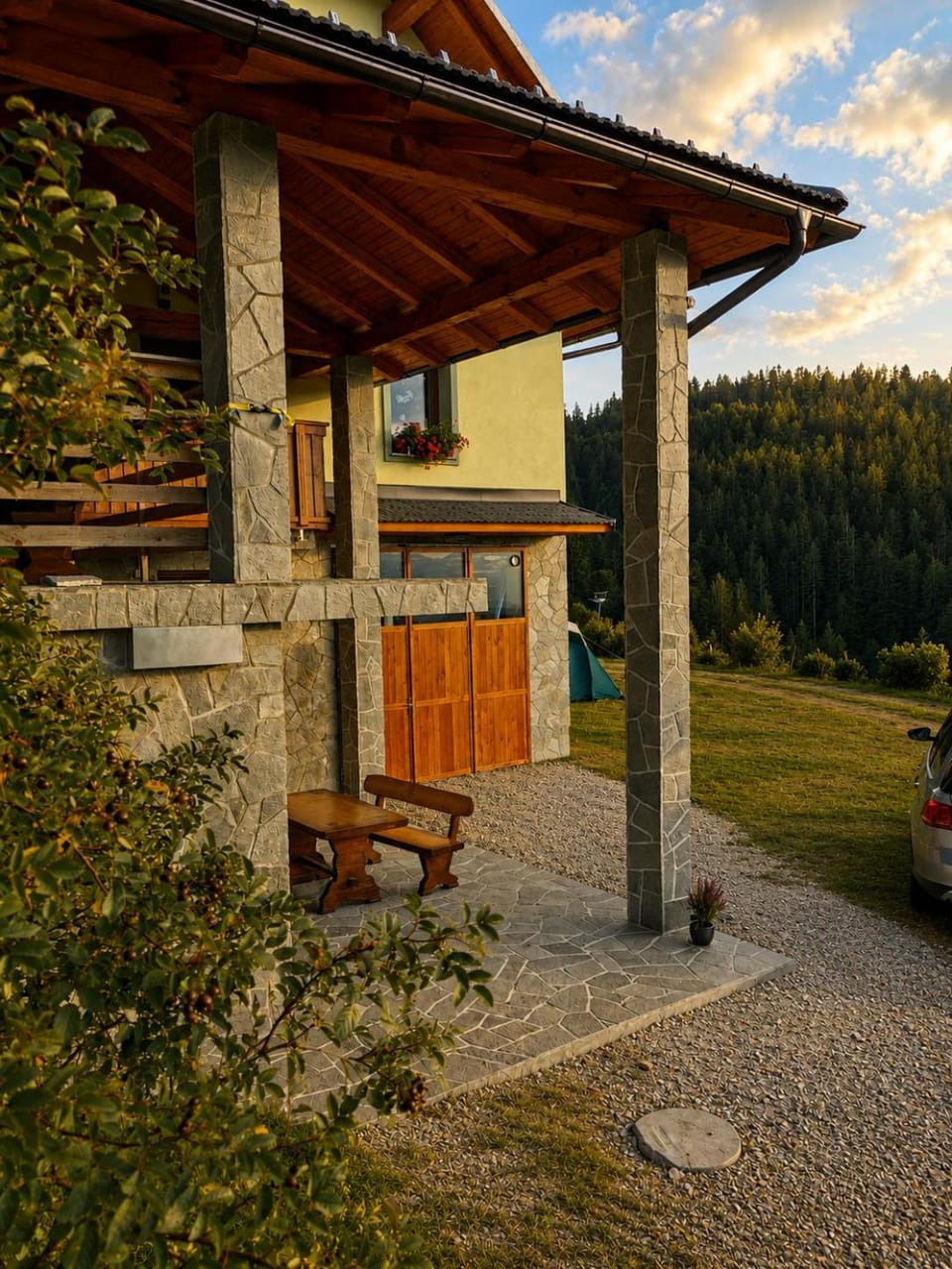 Patio, Day, Garden, Garden view