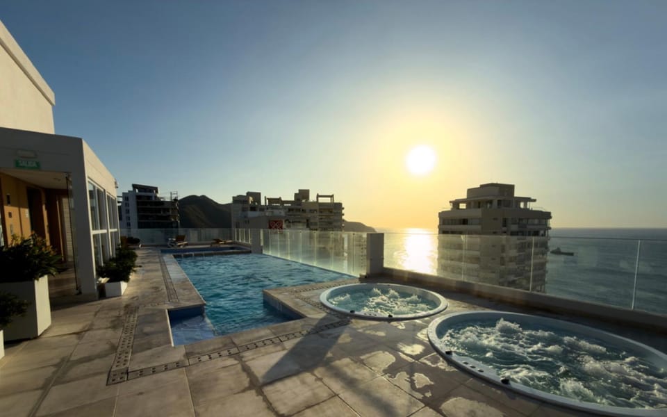 Day, Natural landscape, Pool view, Sea view, Swimming pool, Sunrise, Sunset