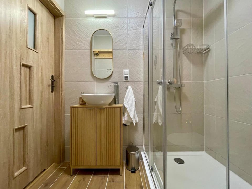 Shower, Toilet, Bathroom, hair dryier, towels