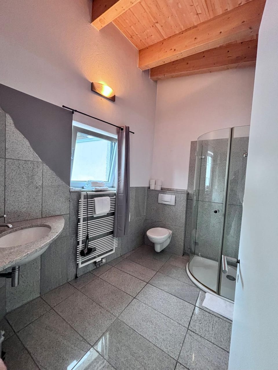 Shower, Toilet, Bathroom, towels